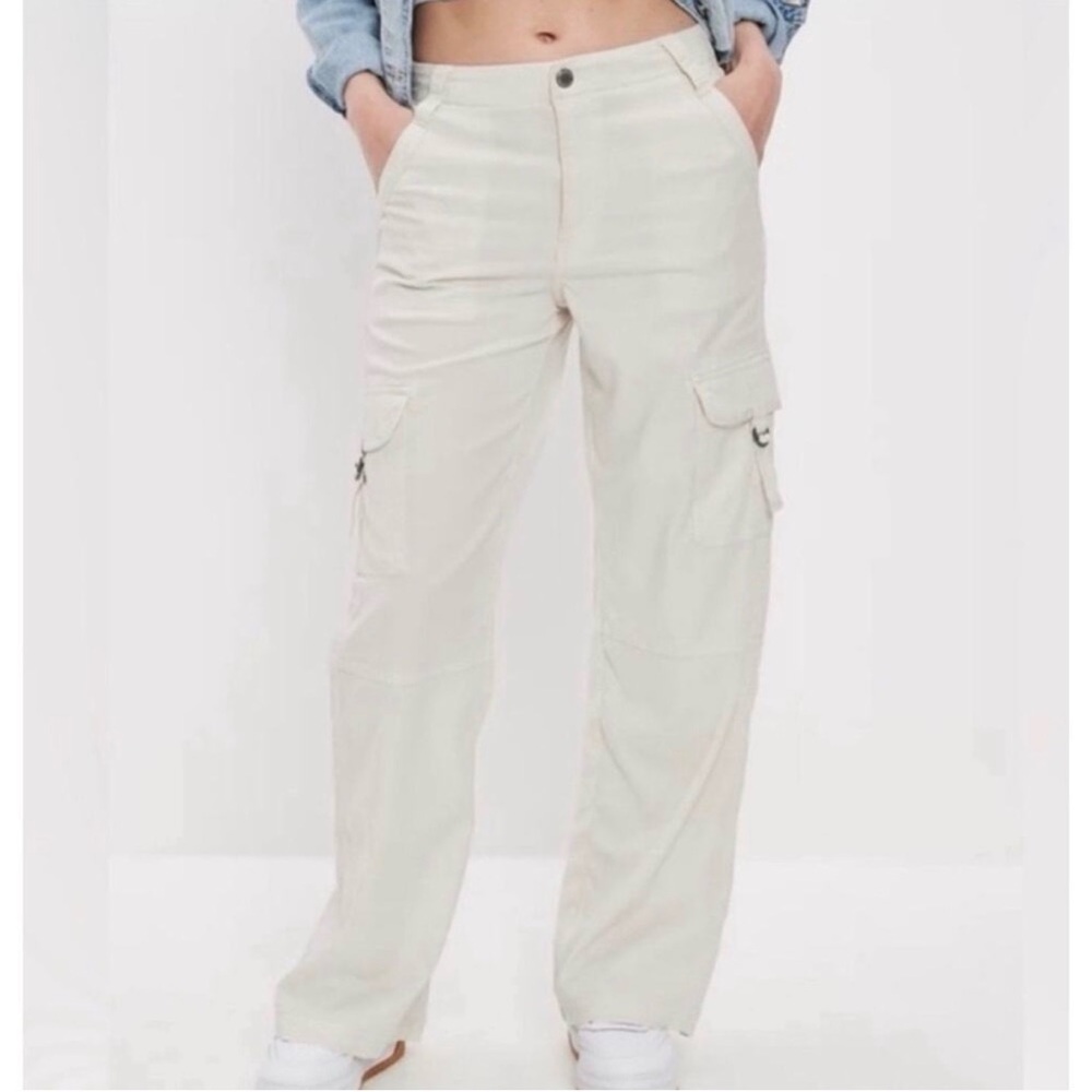 American Eagle Dreamy Drape Super High Rise Baggy Wide Leg Pants